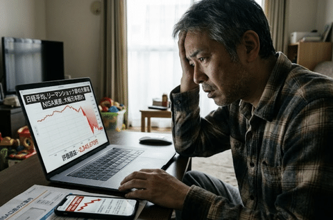 NISA民ってリーマンショック級がきたらどうするん？泣き叫ぶんか？w