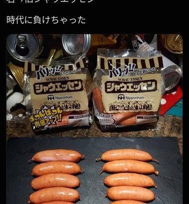 【画像】これが時代に負けた新シャウエッセン