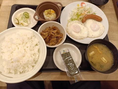【画像】松屋の朝食これ700円です
